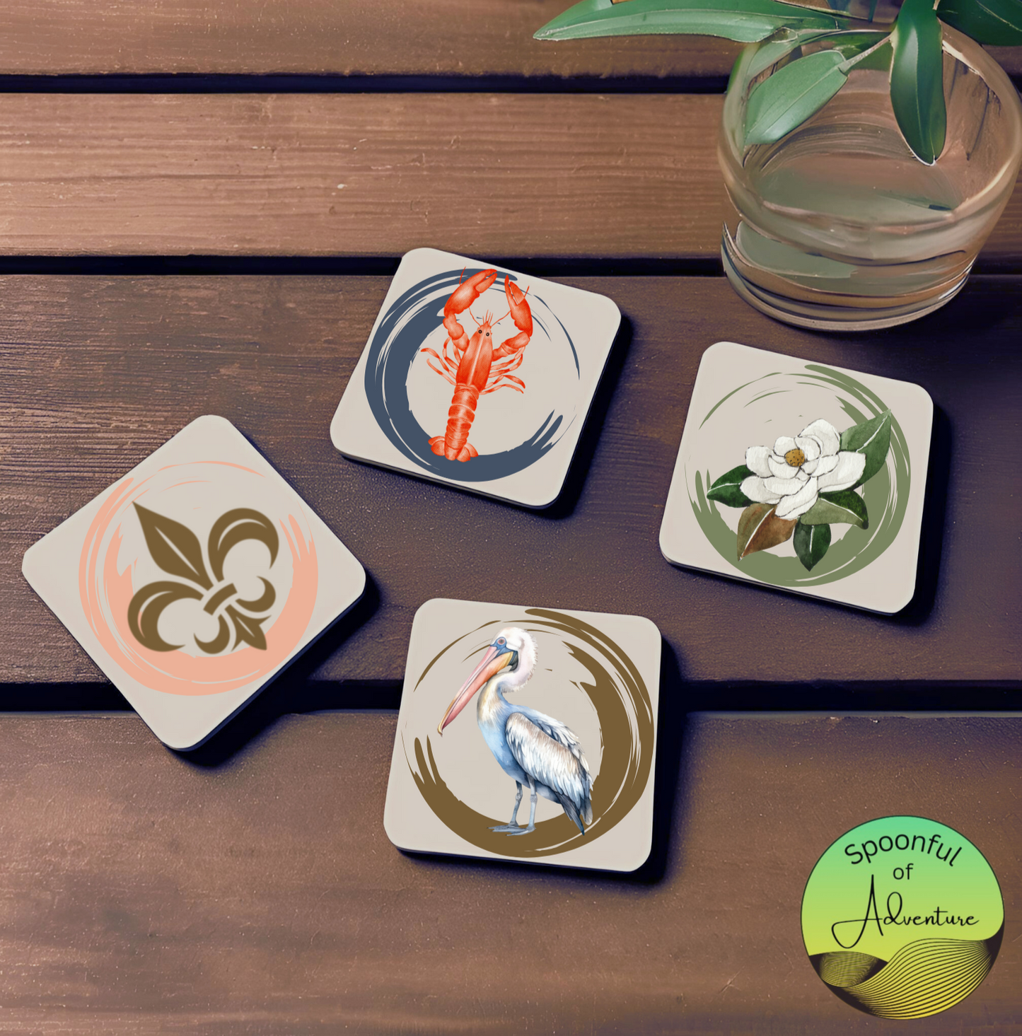 Louisiana Coaster Set