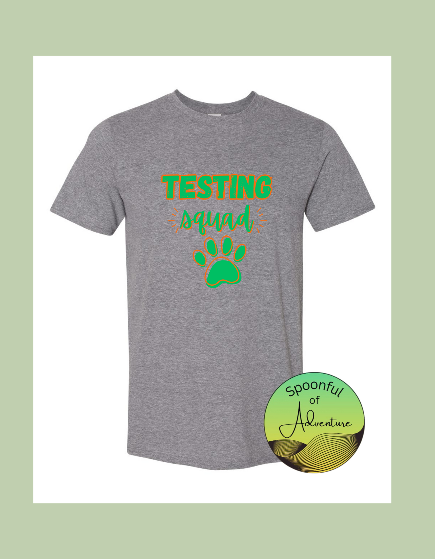 T-Shirt - "Testing Squad" (Personalized)