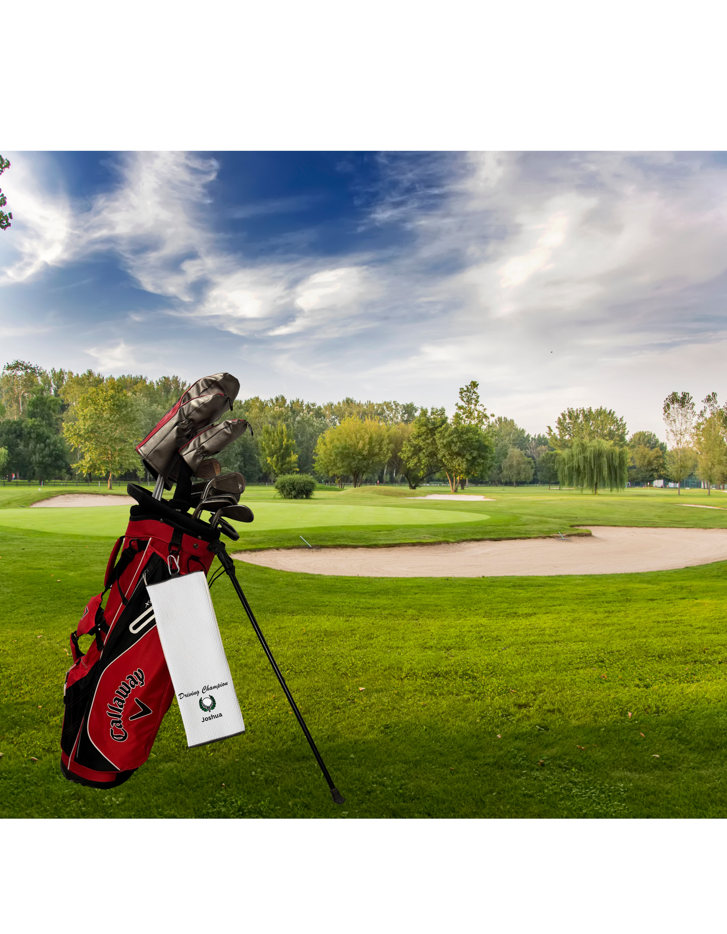 "Driving Champion" Golf Towel
