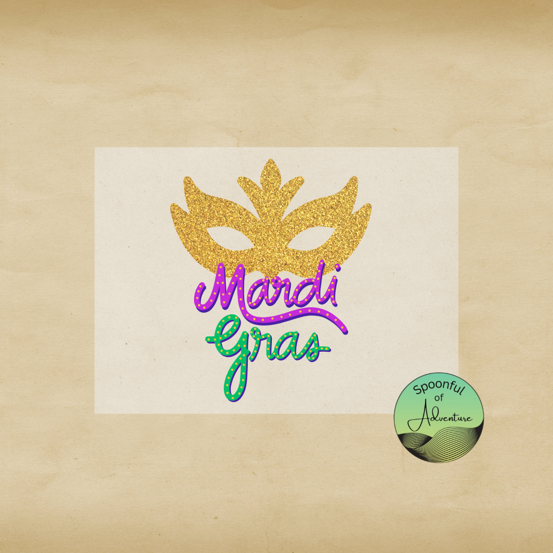 Ready to Press - "Mardi Gras" Mask
