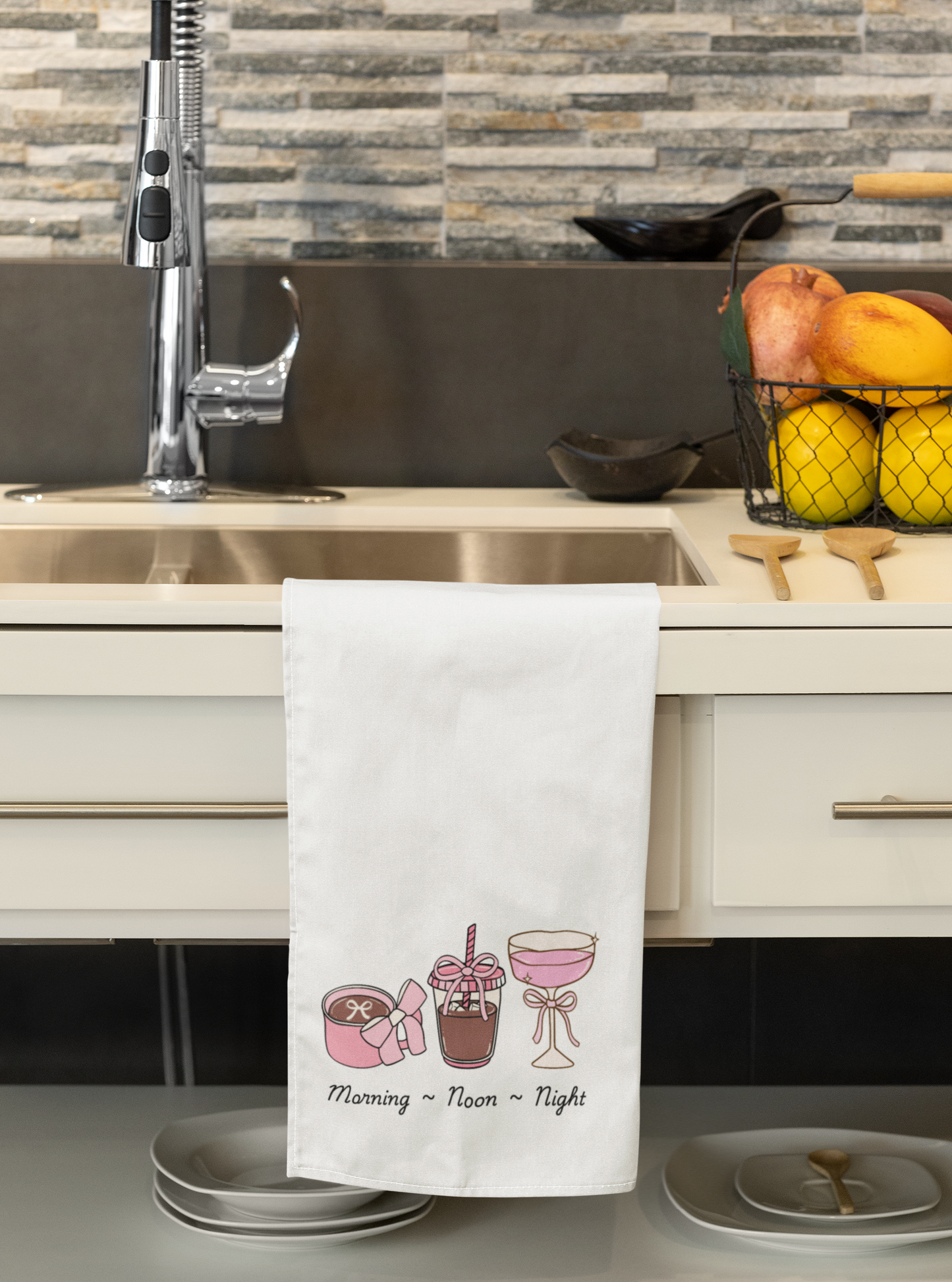 Morning~Noon~Night Kitchen Towel