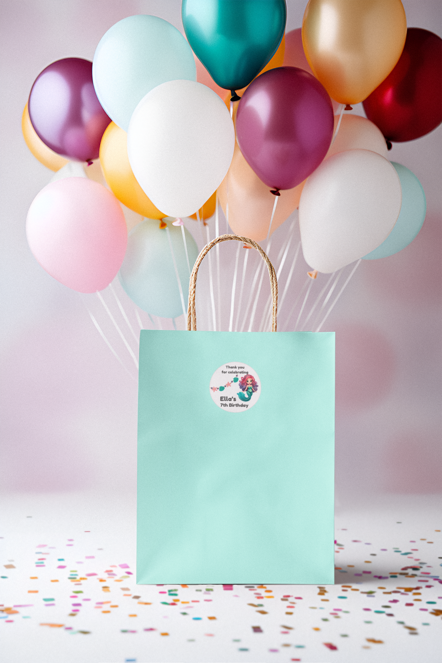 Birthday Party Thank You Stickers