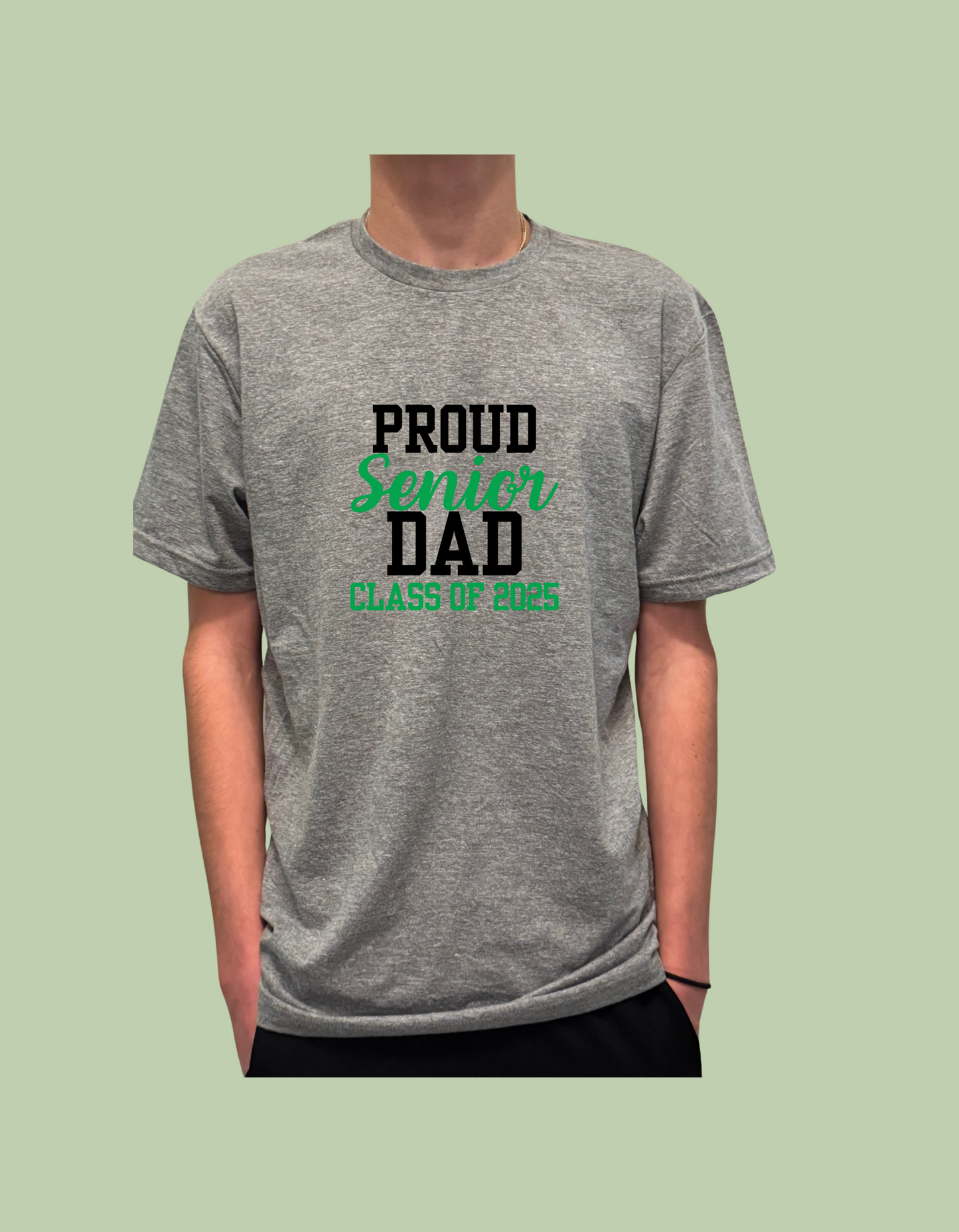 T-Shirt - "Proud Senior Dad Class of 2025"