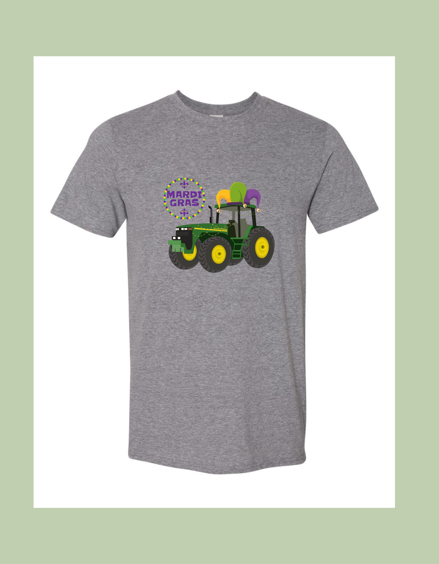 T-Shirt - "Mardi Gras" with Tractor