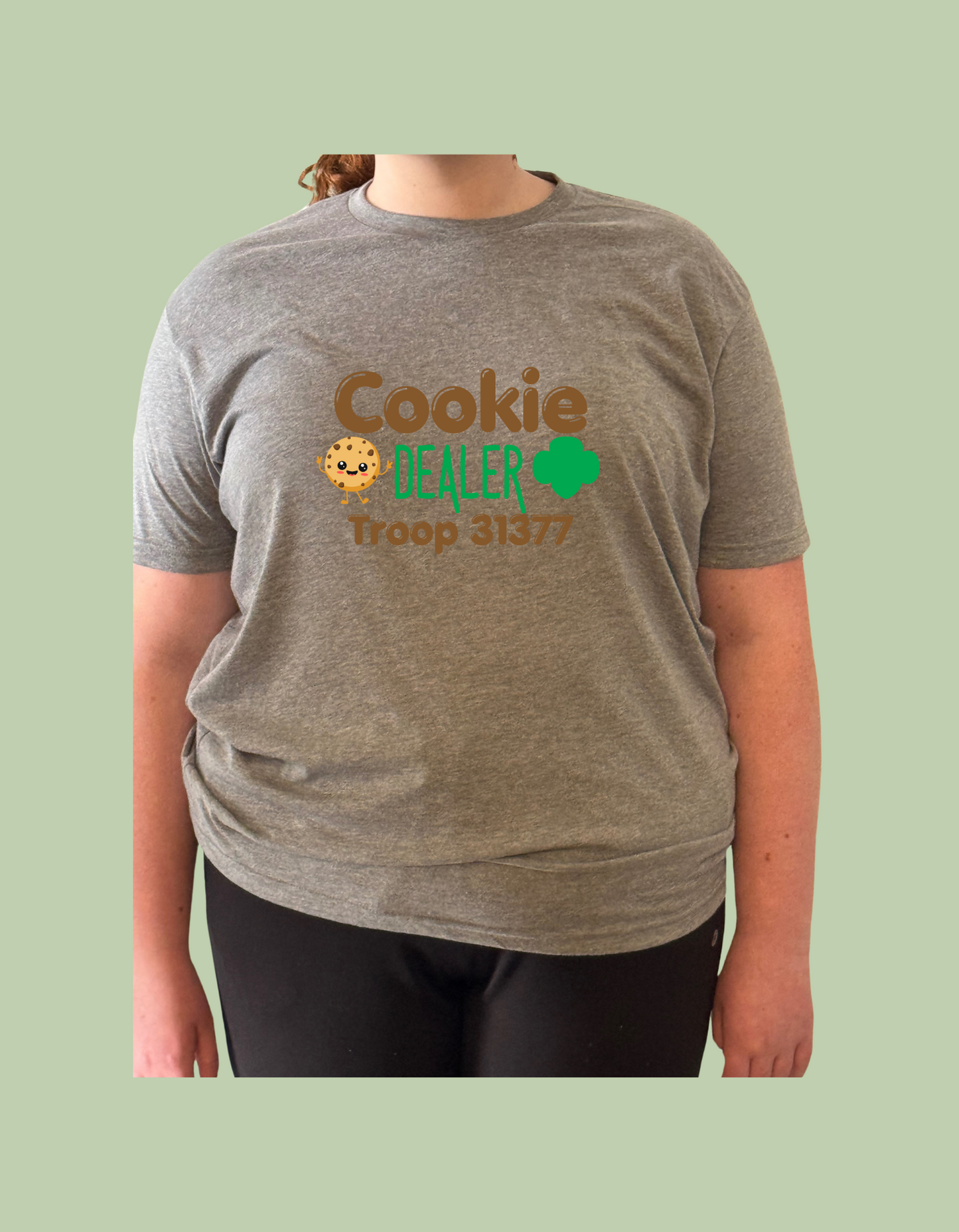 T-Shirt - "Cookie Dealer Troop #####"