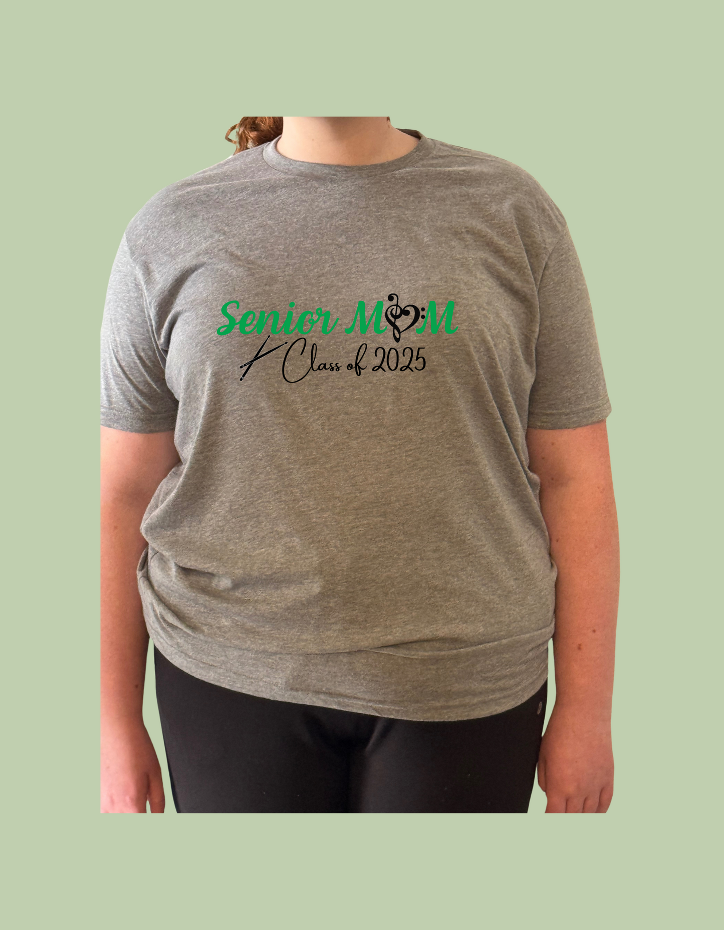 T-Shirt - "Senior Mom Class of 2025" with Instrument