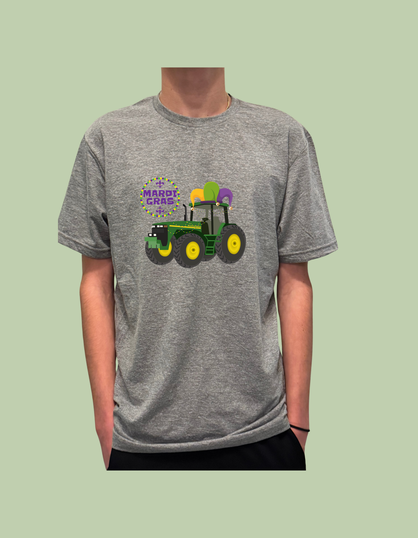 T-Shirt - "Mardi Gras" with Tractor
