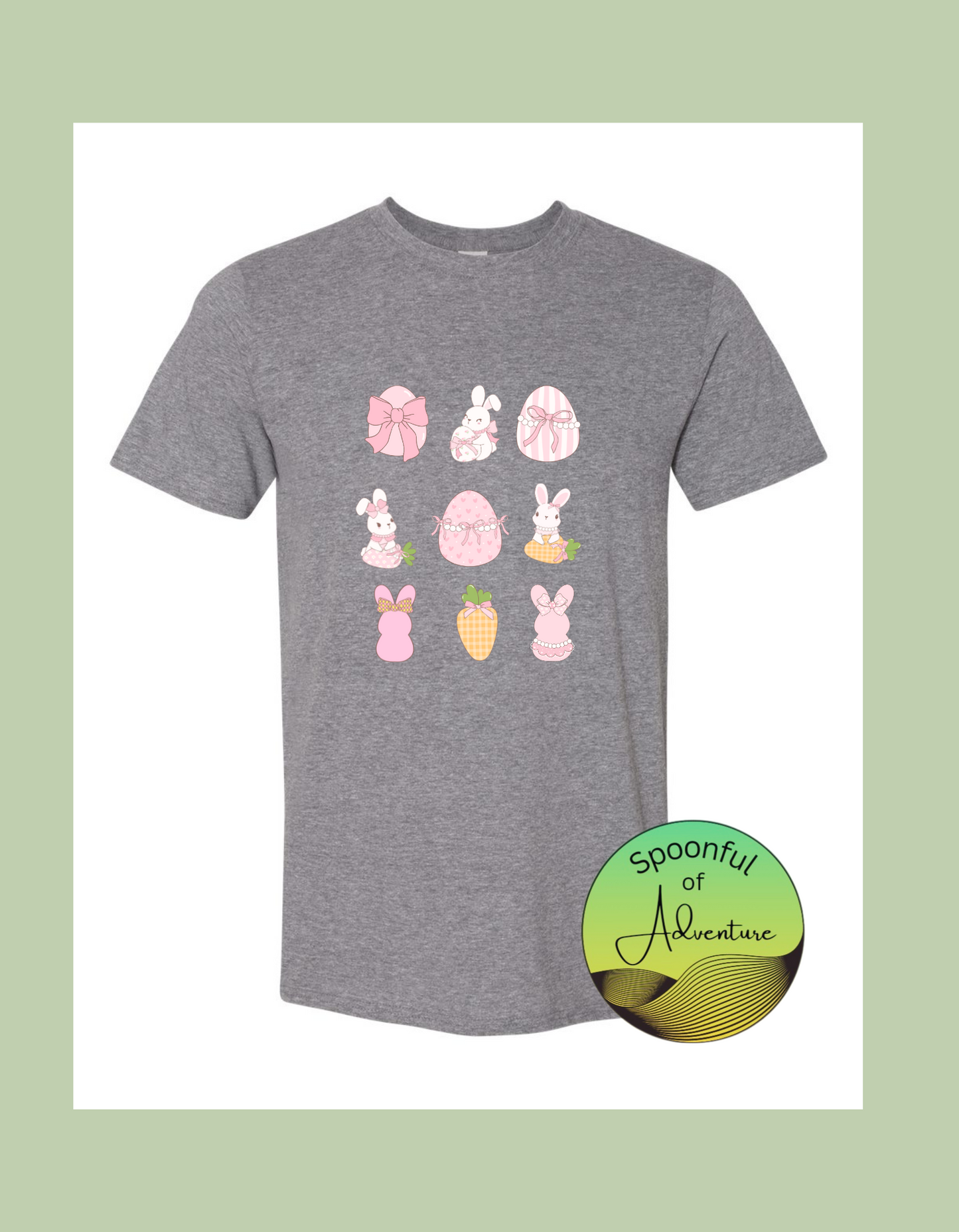 T-Shirt - Eggs & Bunnies 3x3