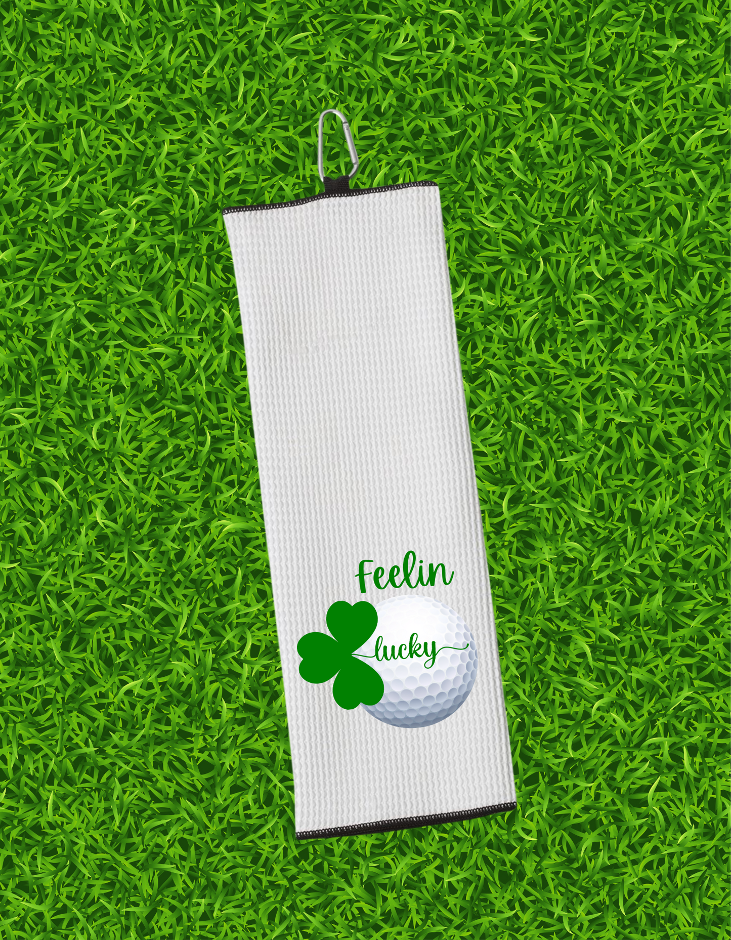 "Feelin lucky" Golf Towel
