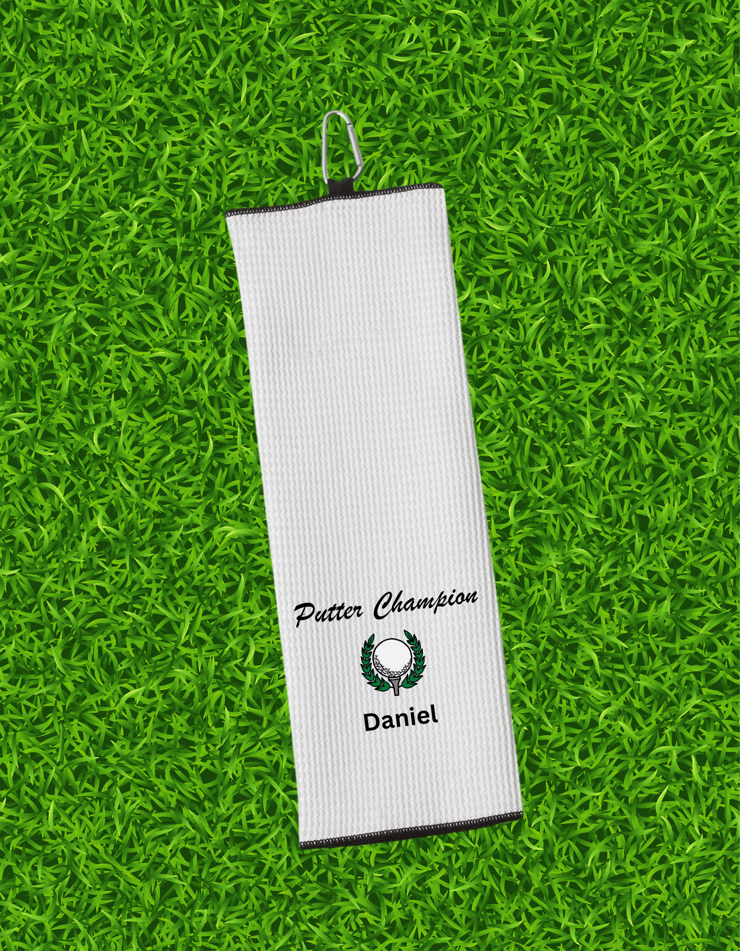 "Putter Champion" Golf Towel