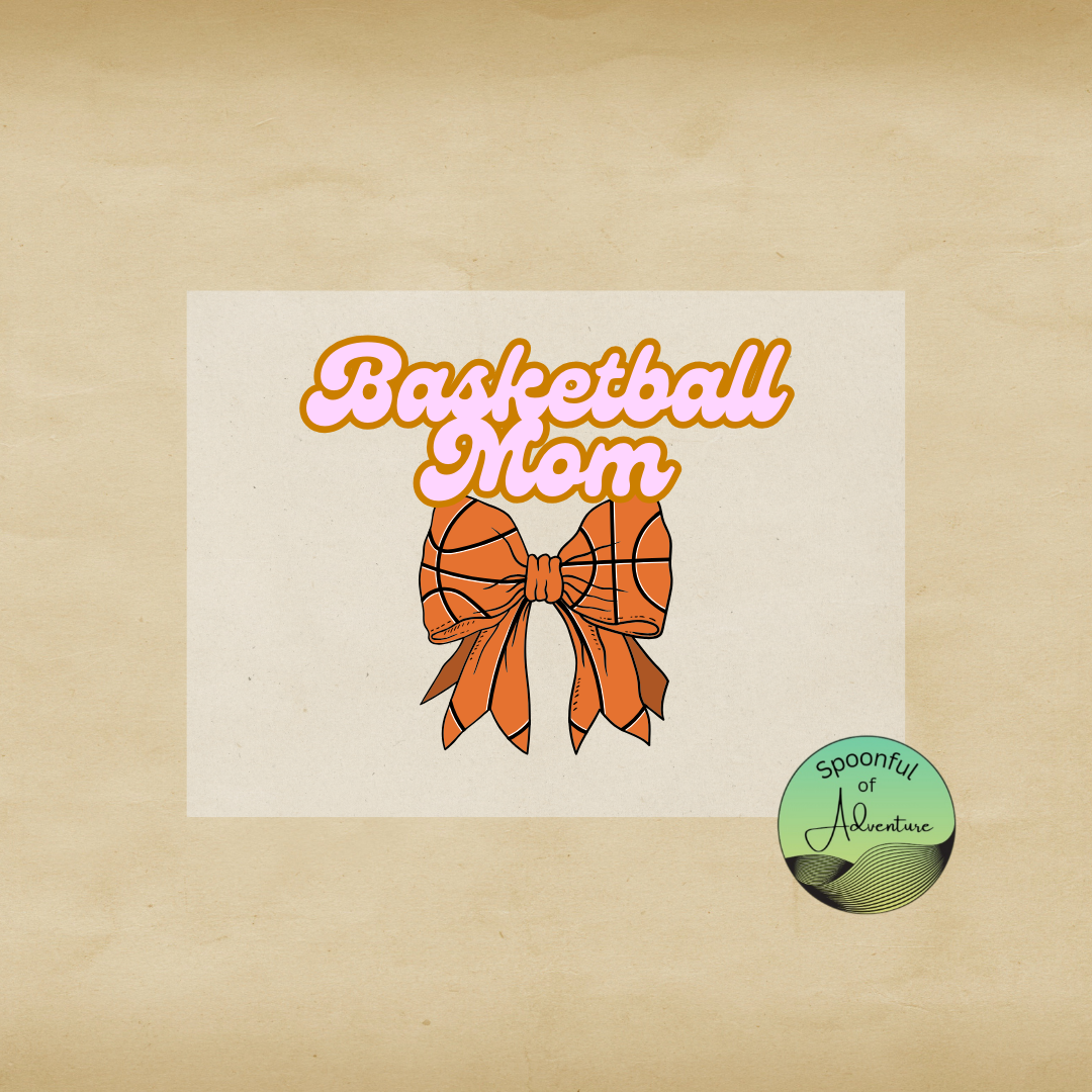 Ready to Press - Basketball Mom with Bow
