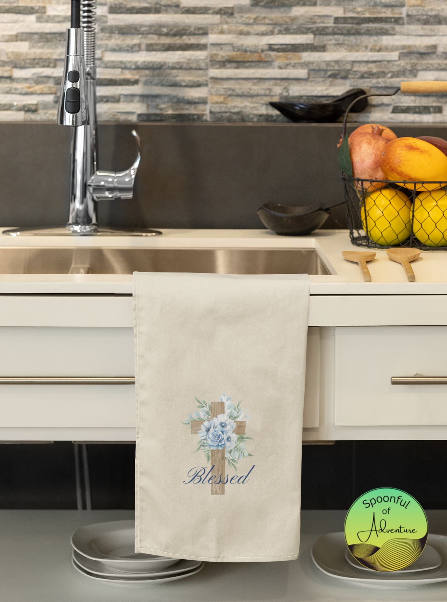 "Blessed" Kitchen Towel