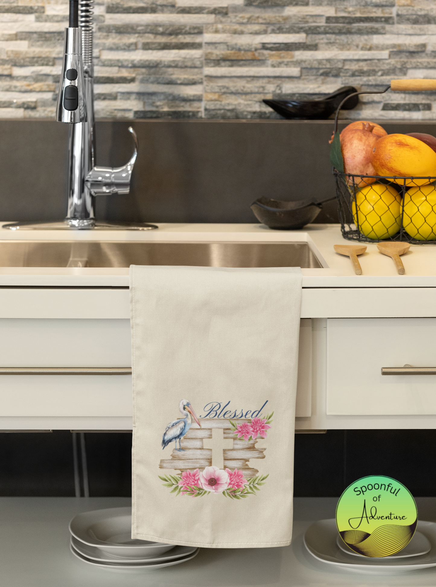 "Blessed" Kitchen Towel