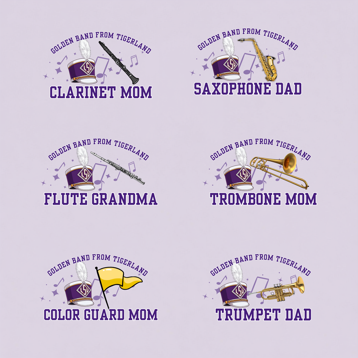 Personalized T-Shirt - "Golden Band from Tigerland"
