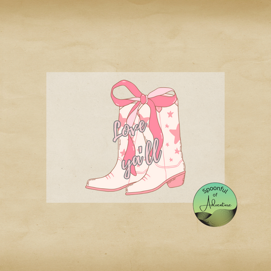 Ready to Press - "Love Ya'll" Cowgirl Boots