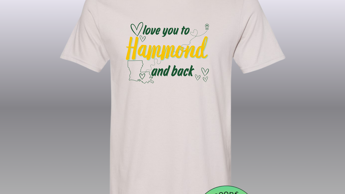T-Shirt - love you to Hammond and back