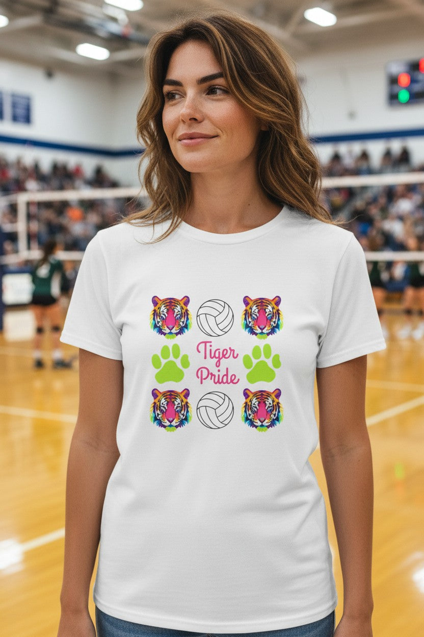 T-Shirt - "Tiger Pride" Volleyball