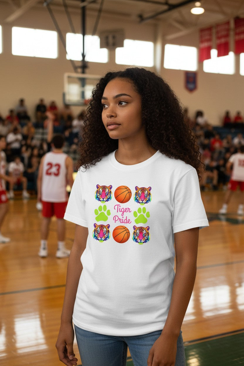 T-Shirt - "Tiger Pride" Basketball