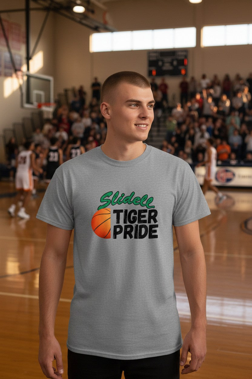 T-Shirt - "Slidell Tiger Pride" Basketball