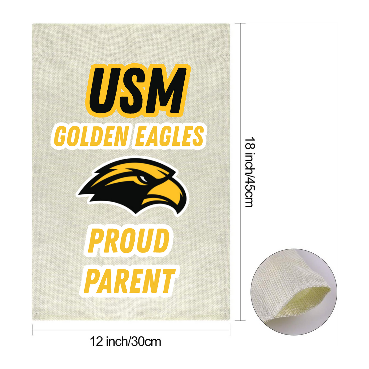 Garden Flag: USM Proud Eagle Parent