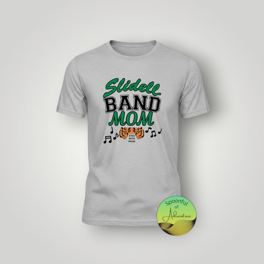 T-Shirt - "Slidell Band Mom" with Notes