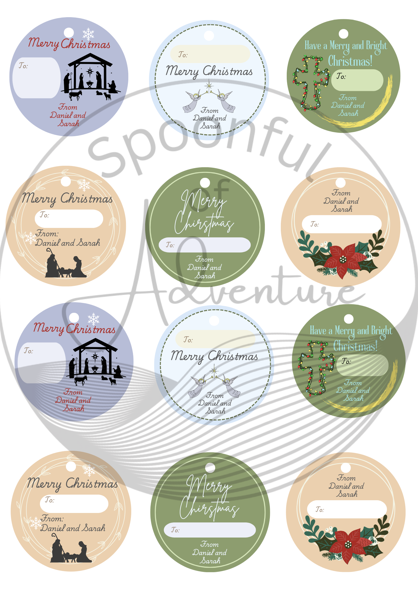 Christmas Gift Labels