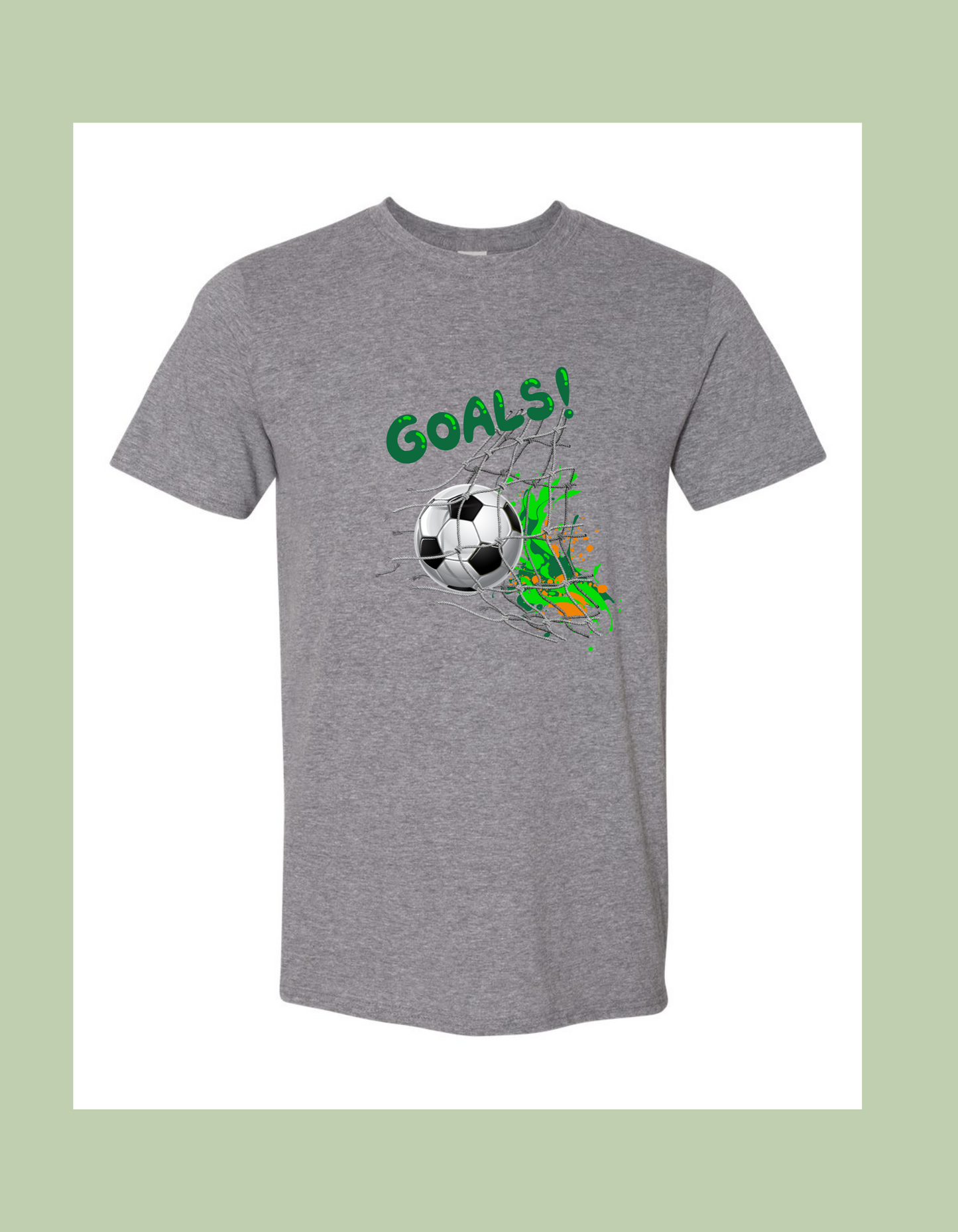 T-Shirt - "GOALS" Soccer